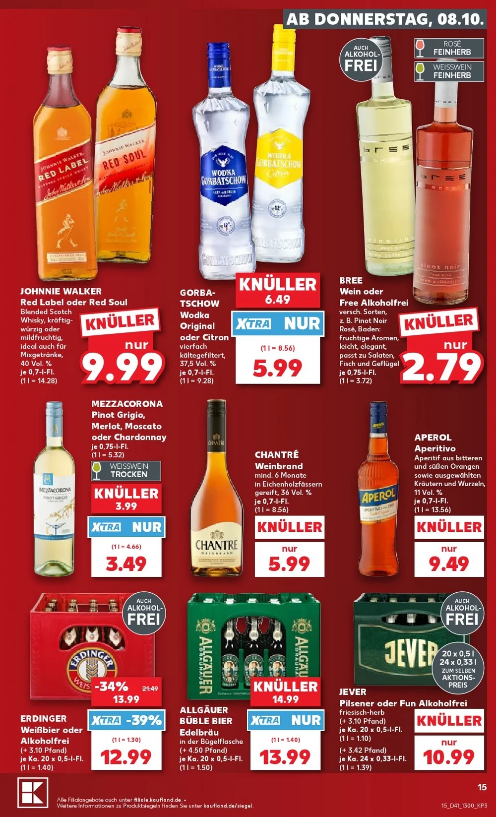 kaufland prospekt oktomer 8 14 15