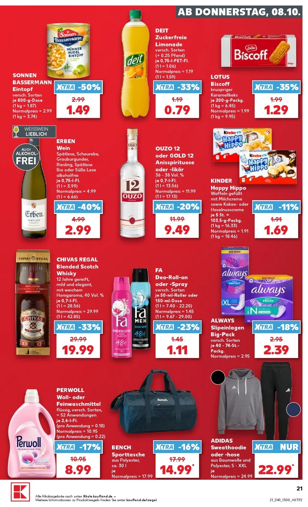 kaufland prospekt oktomer 8 14 21
