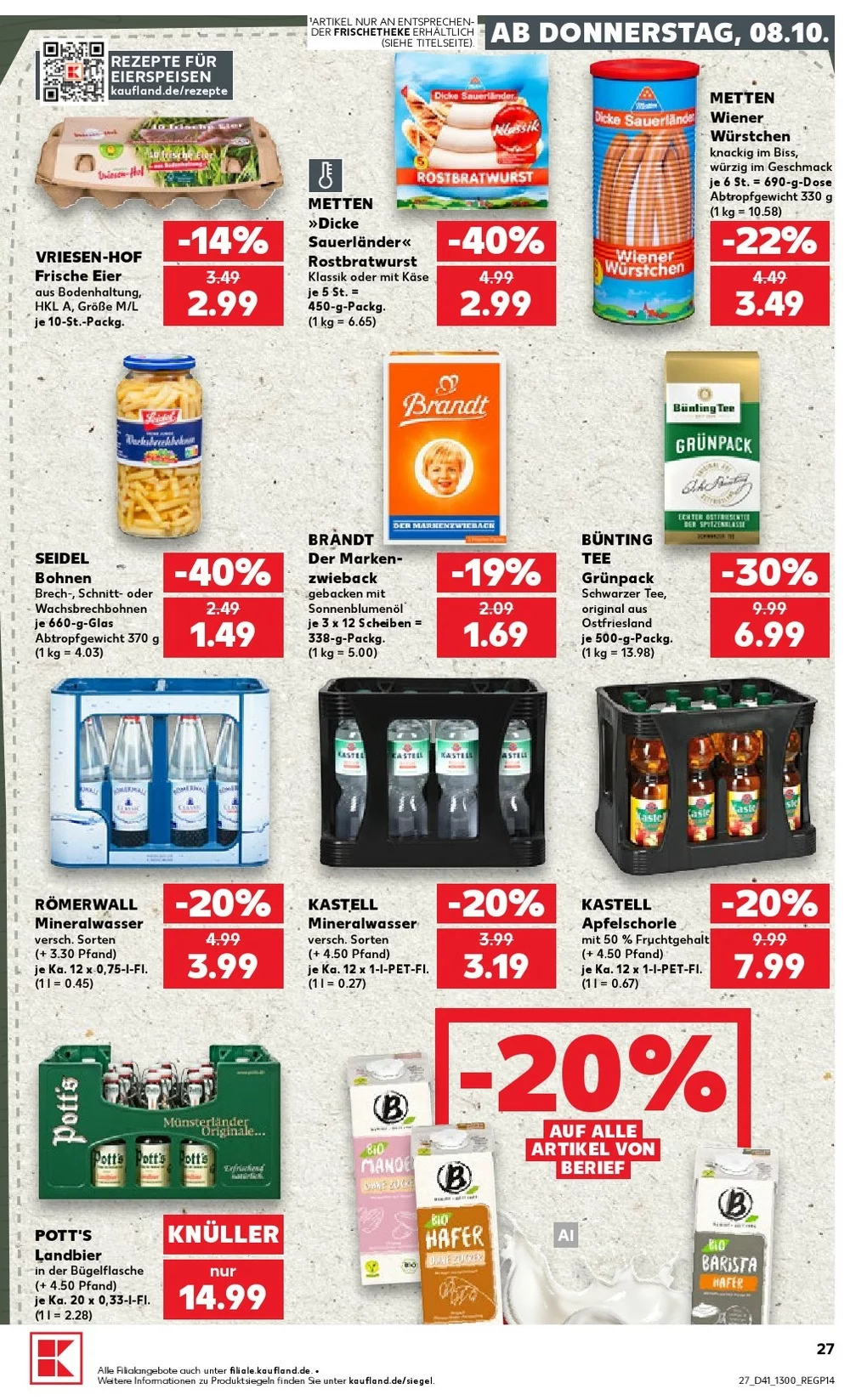 kaufland prospekt oktomer 8 14 27