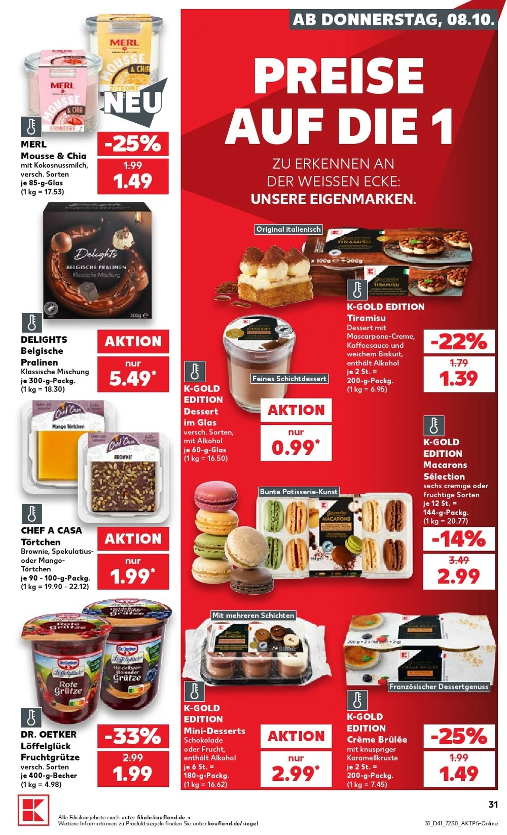 kaufland prospekt oktomer 8 14 31