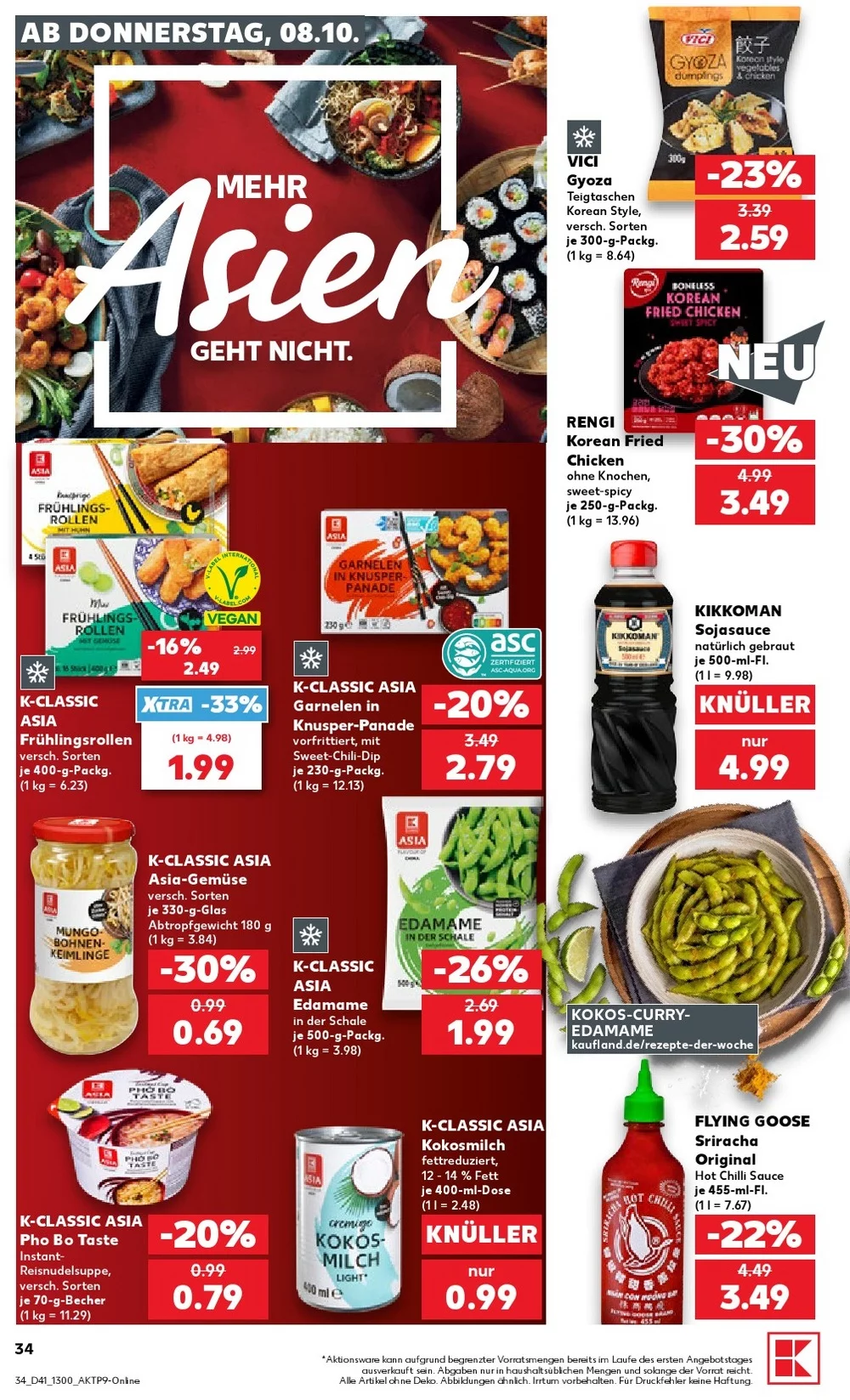 kaufland prospekt oktomer 8 14 34