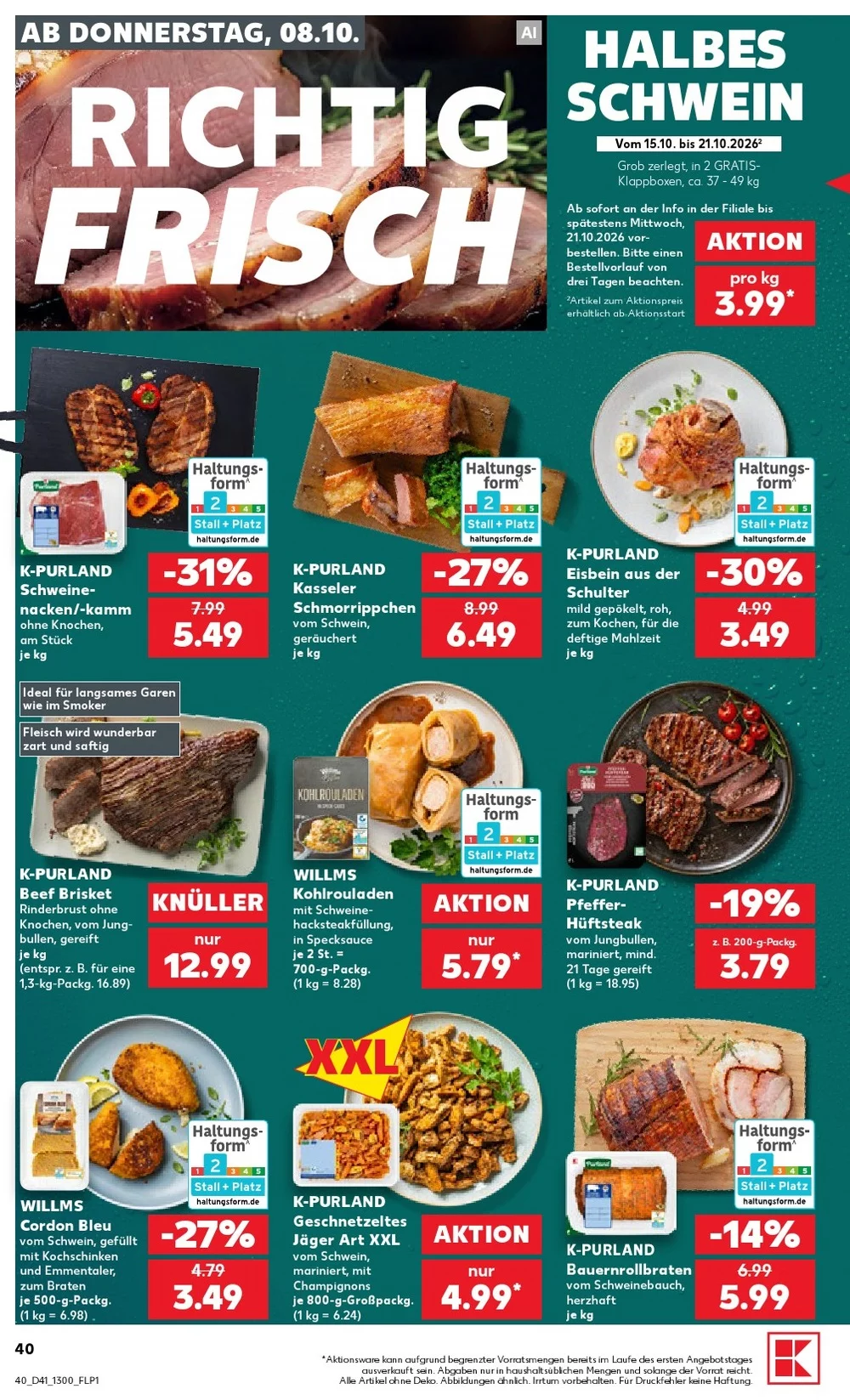kaufland prospekt oktomer 8 14 40