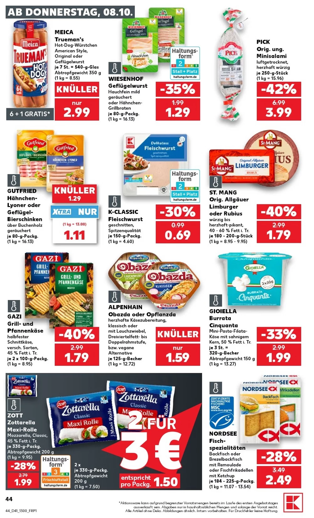kaufland prospekt oktomer 8 14 44