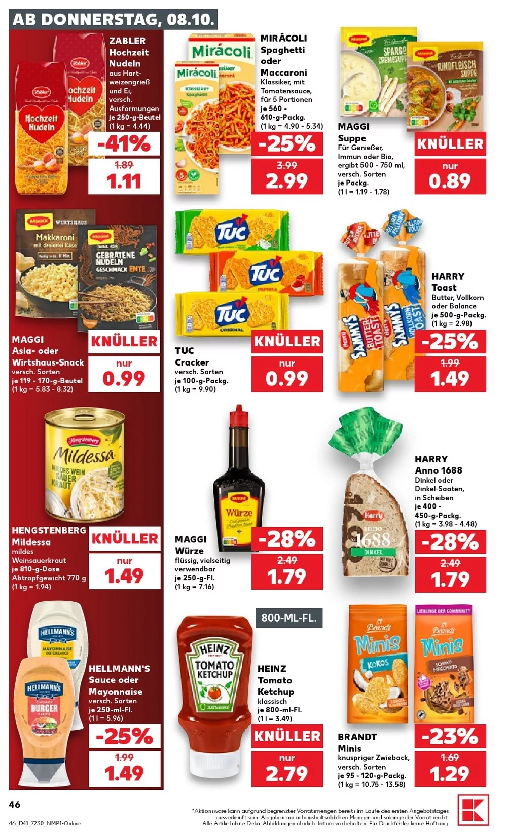 kaufland prospekt oktomer 8 14 46