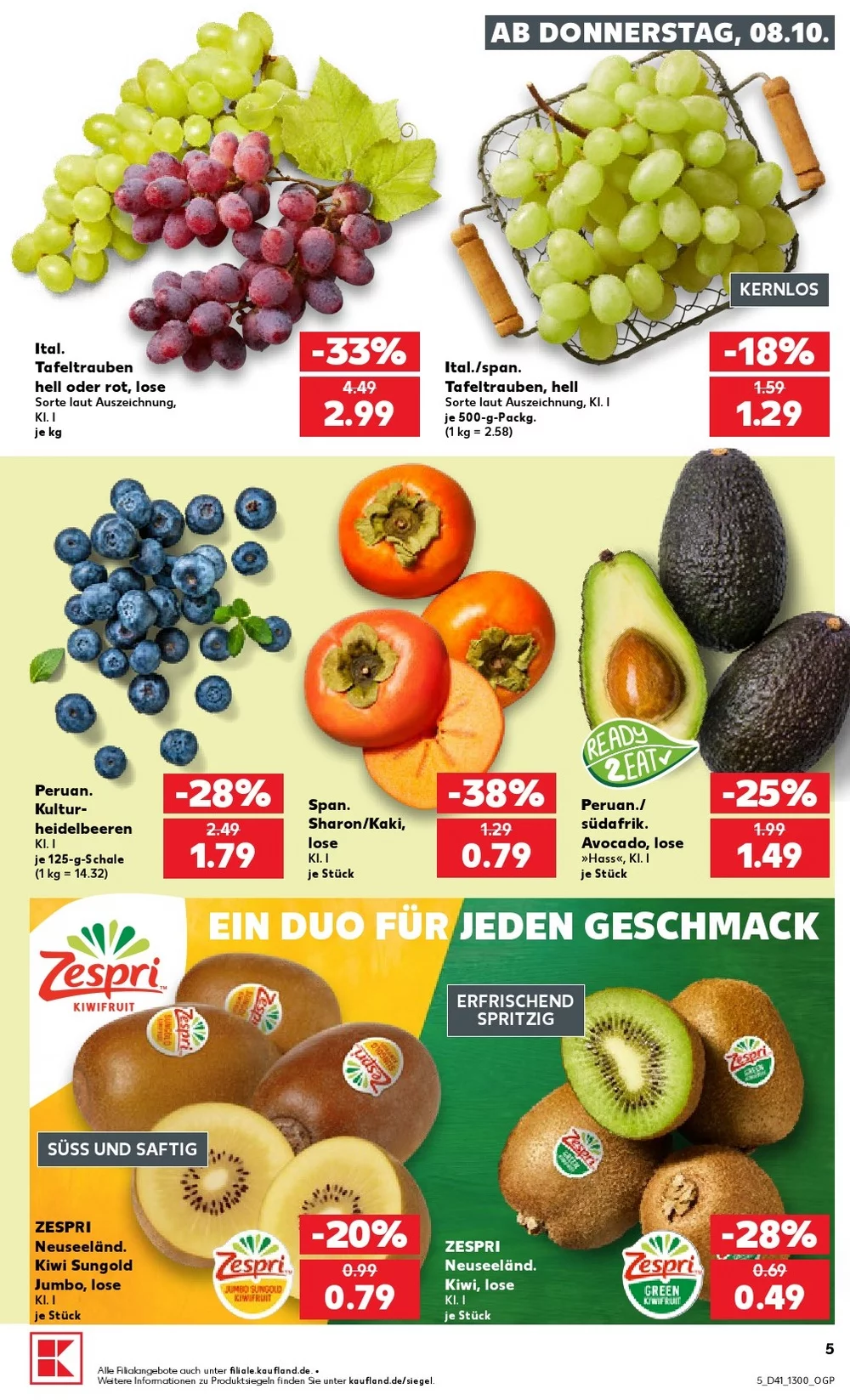 kaufland prospekt oktomer 8 14 5