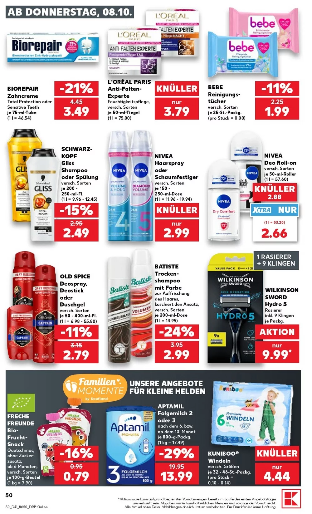 kaufland prospekt oktomer 8 14 50