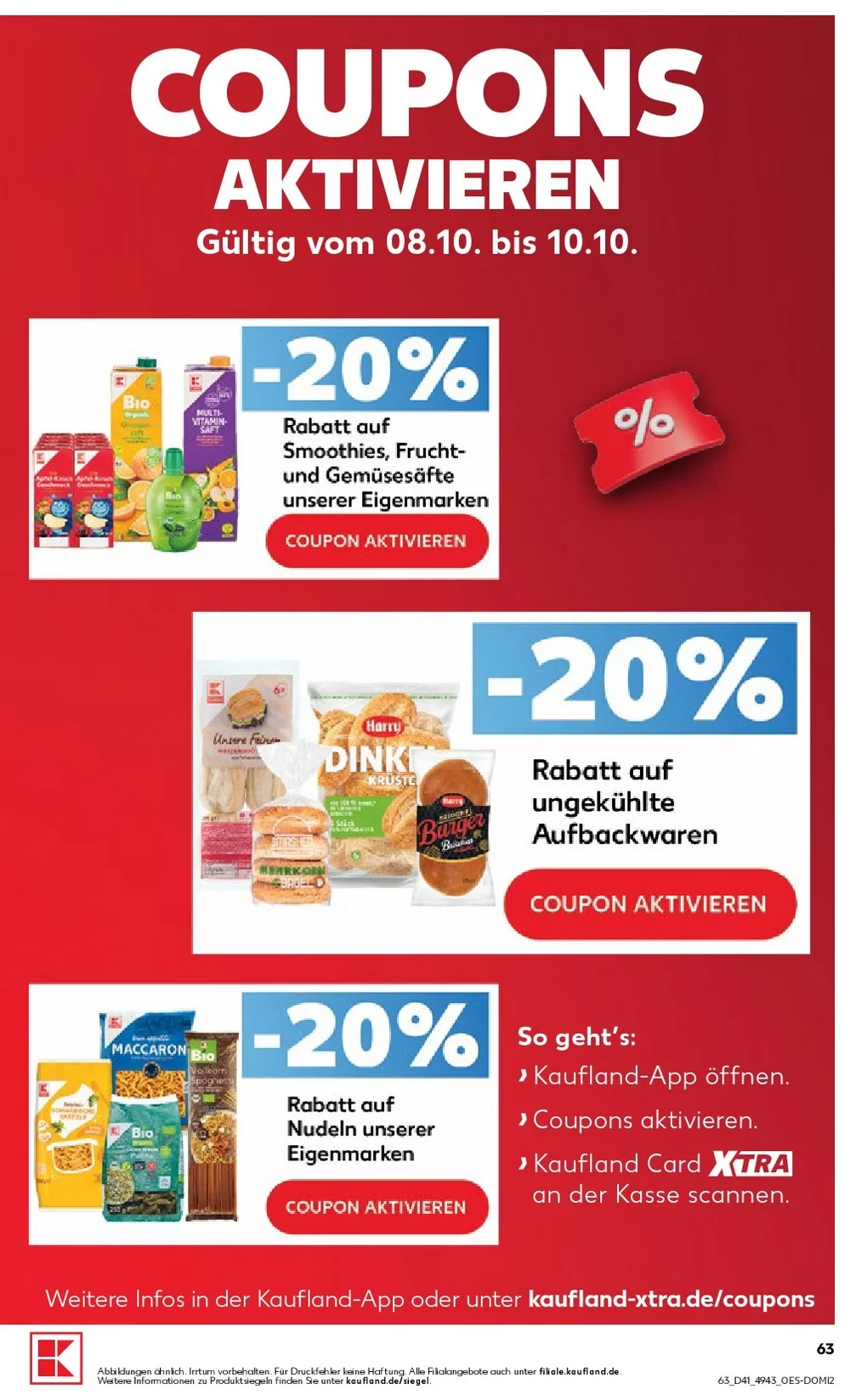 kaufland prospekt oktomer 8 14 63