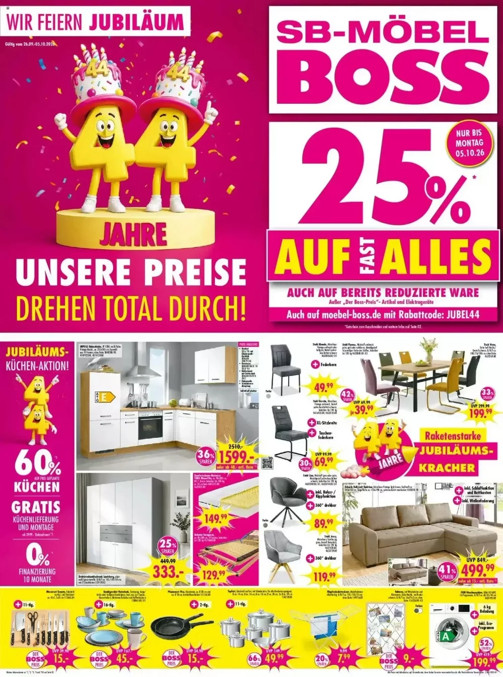 Möbel Boss Prospekt 10.10.2026 bis 16.10.2026 1 möbel boss prospekt kw-40