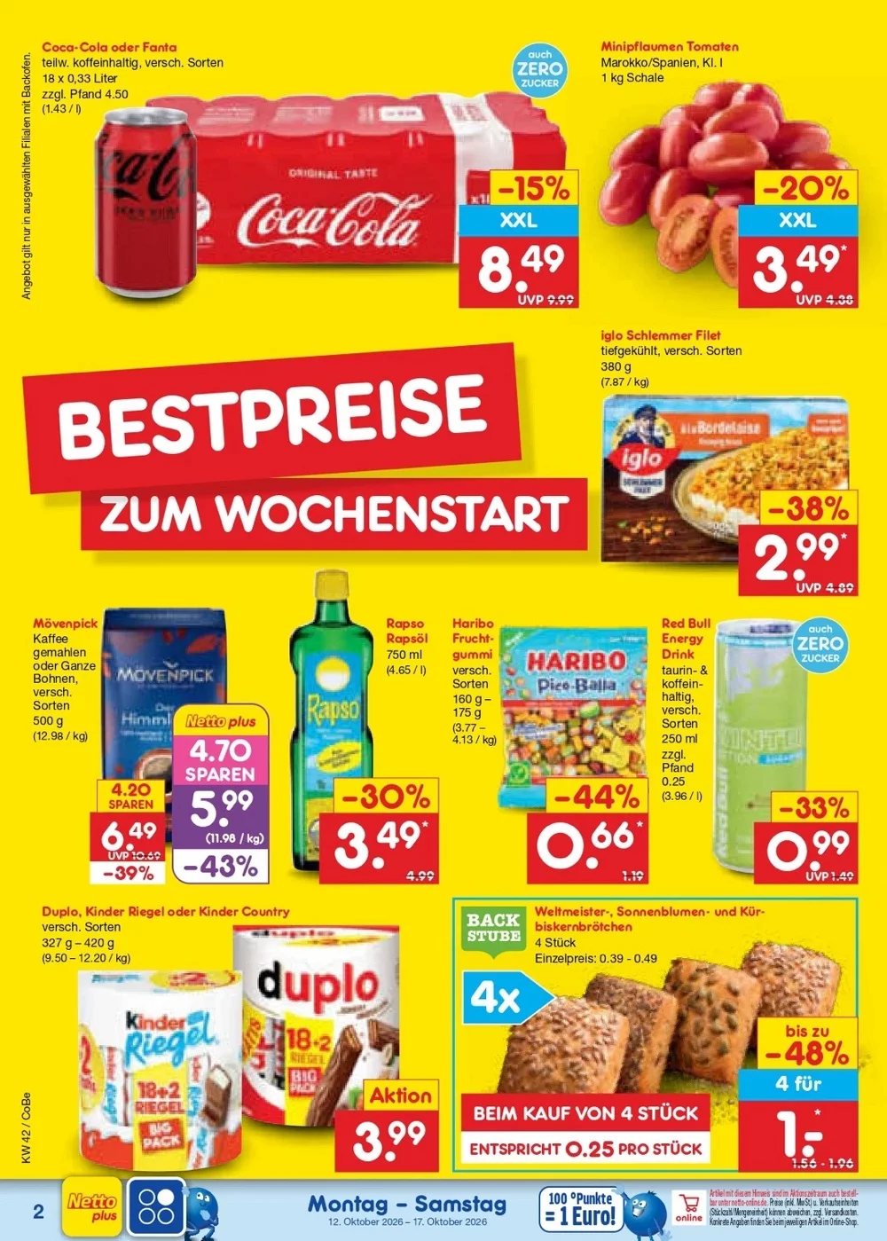 Netto Marken-Discount Prospekt 12.10.2026 bis 17.10.2026 2 netto marken prospekt oktober 12 17 2