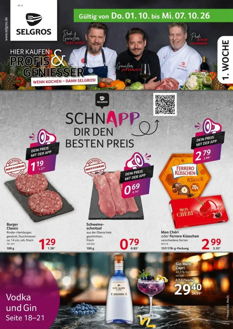 selgros prospekt food kw-40