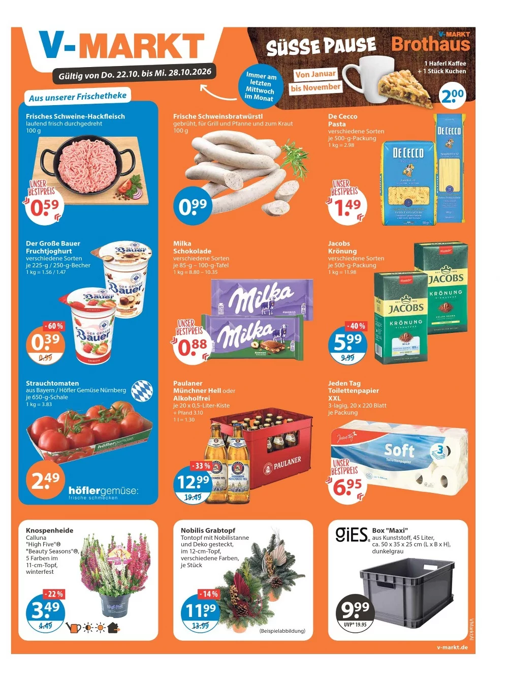 v markt prospekt kw-43