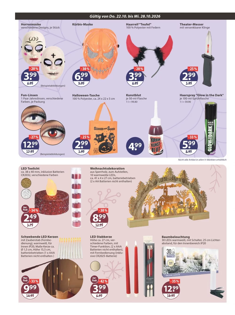 v markt prospekt oktober 22 28 18