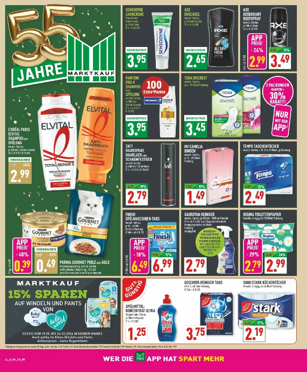 Marktkauf prospekt oktober 19 24 16