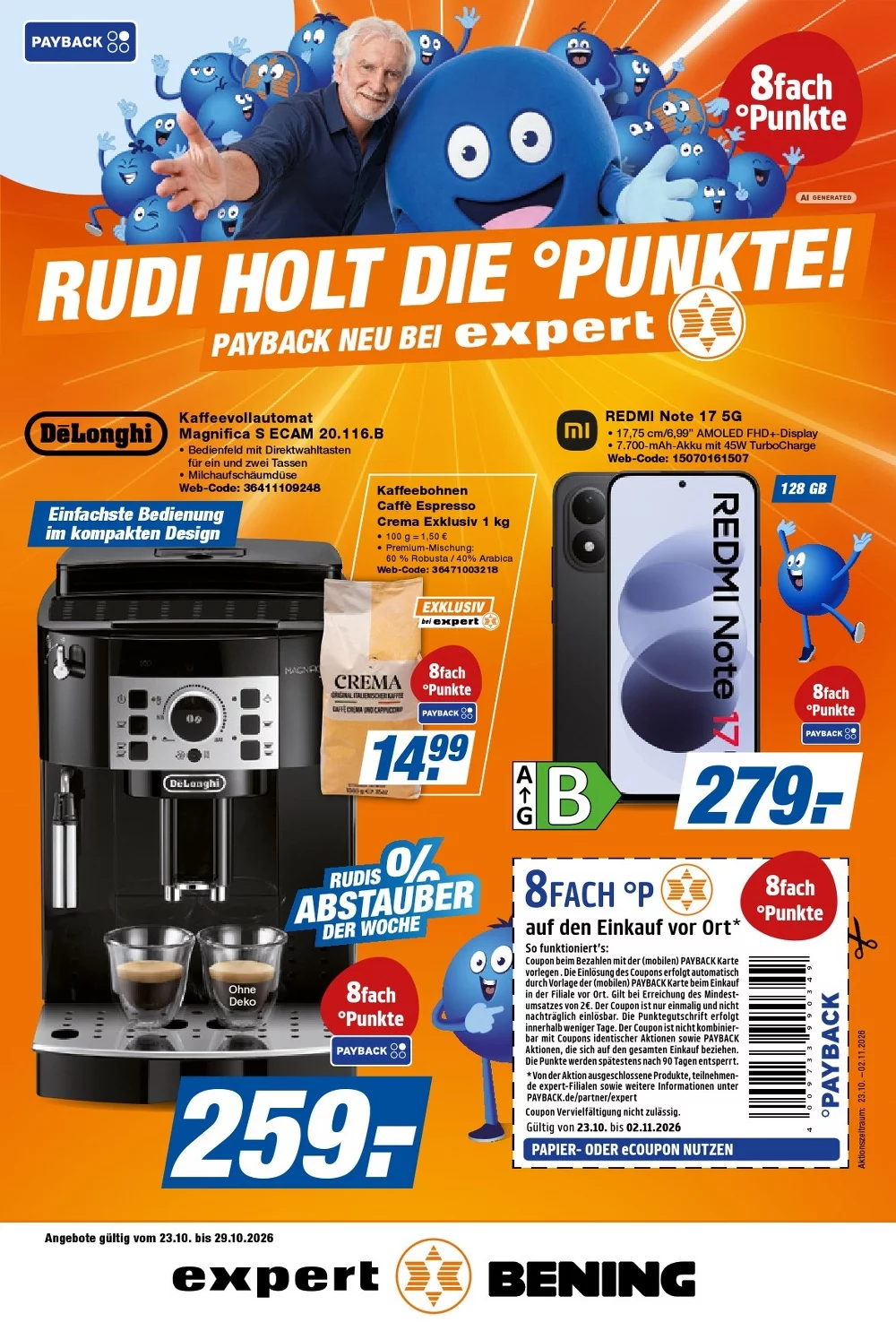 Expert Bening Prospekt 23.10.2026 bis 29.10.2026 1 bening prospekt kw-44