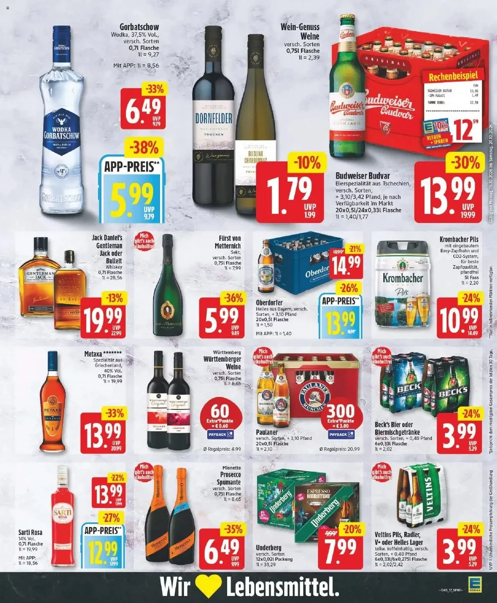 edeka prospekt oktober 19 24 19