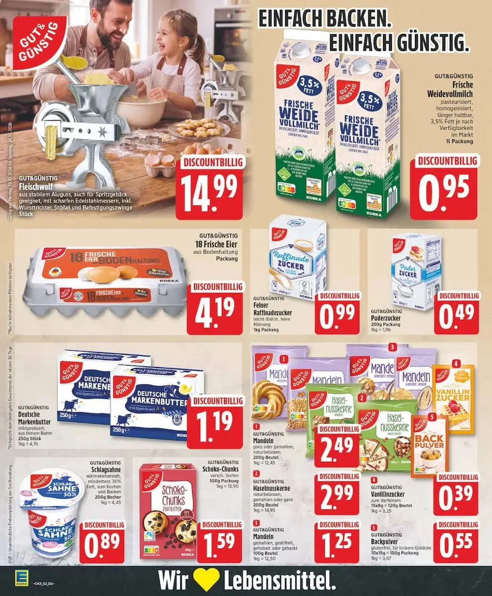 Edeka Prospekt 19.10.2026 bis 24.10.2026 2 edeka prospekt oktober 19 24 2