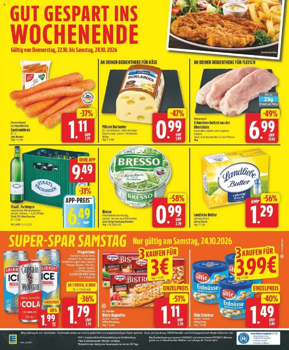 edeka prospekt oktober 19 24 22