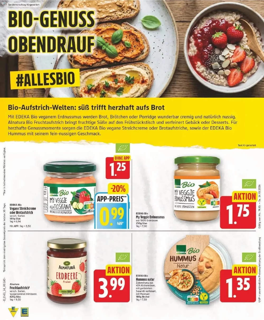 edeka prospekt oktober 19 24 25