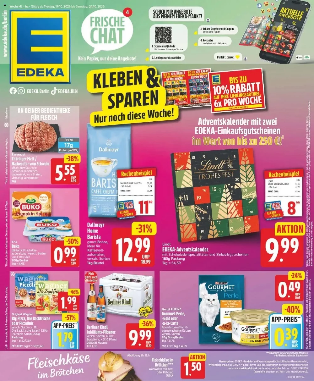 Edeka Prospekt 19.10.2026 bis 24.10.2026 3 edeka prospekt oktober 19 24 3