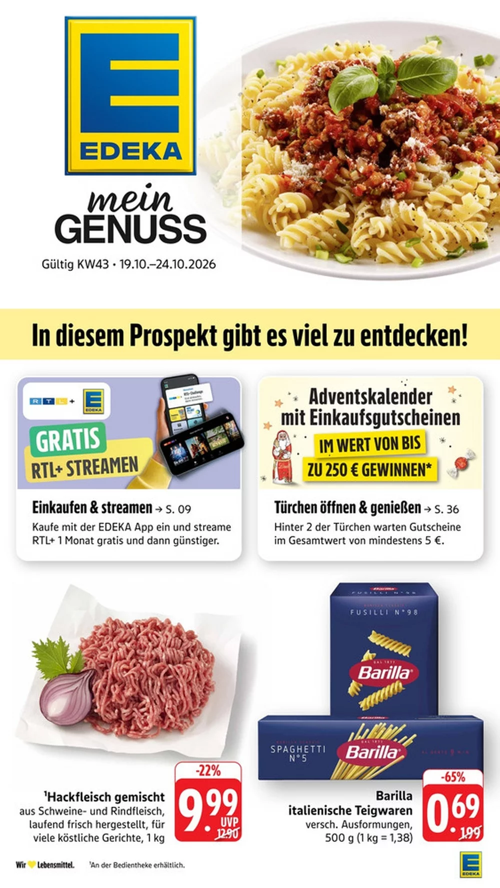 edeka suedwest prospekt okrober 19 24 7