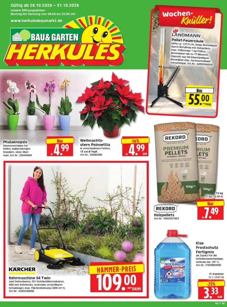 herkules baumarkt prospekt kw-44