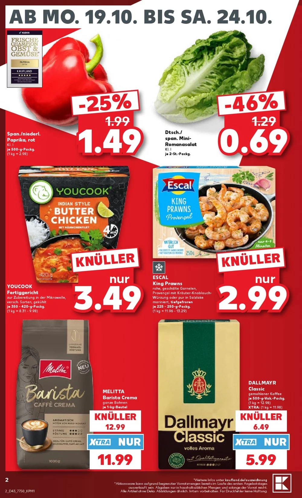 Kaufland Prospekt 19.10.2026 bis 24.10.2026 2 kaufland prospekt oktober 19 24 2
