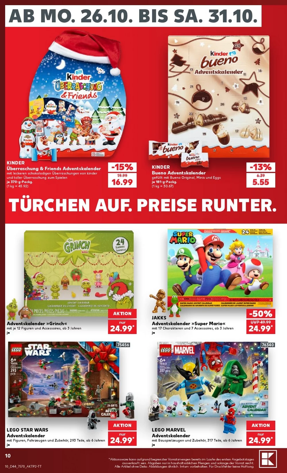 kaufland prospekt oktober 26 31 10