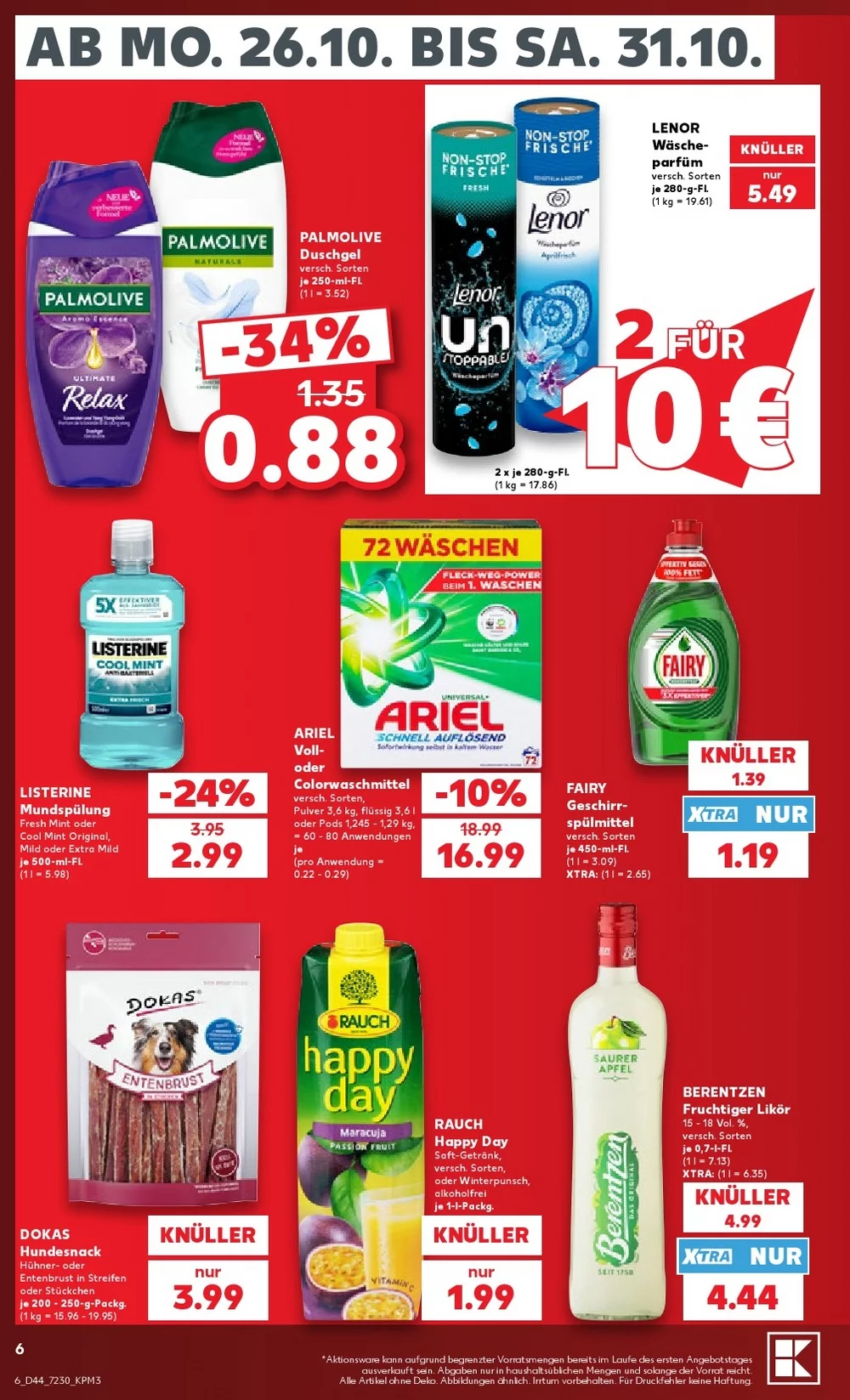 kaufland prospekt oktober 26 31 6