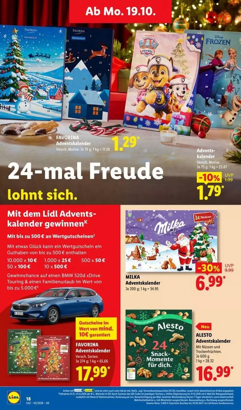 lidl prospekt oktober 19 24 30 119