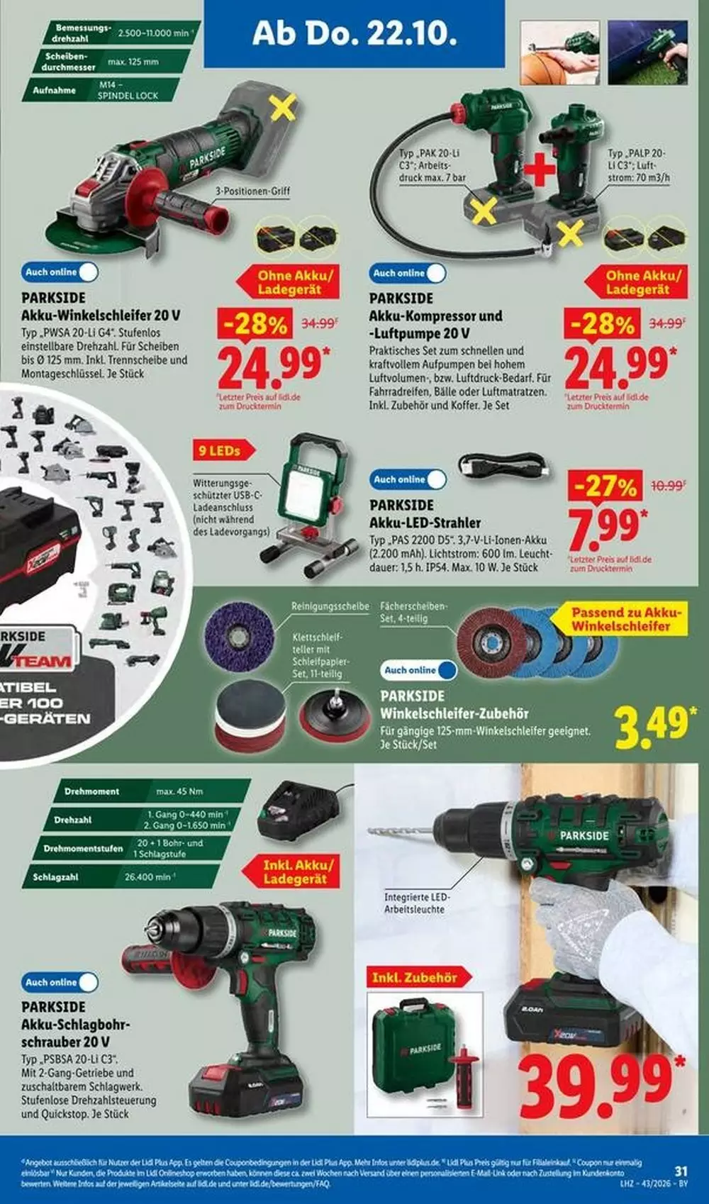 lidl prospekt oktober 19 24 45 490
