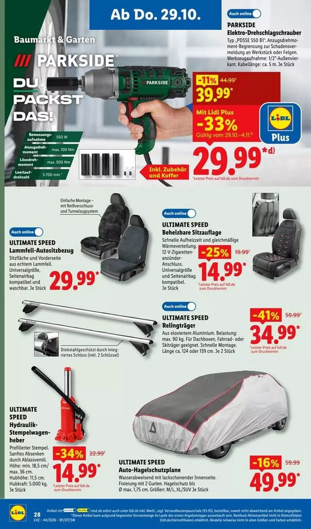 lidl prospekt oktober 26 31 50 199