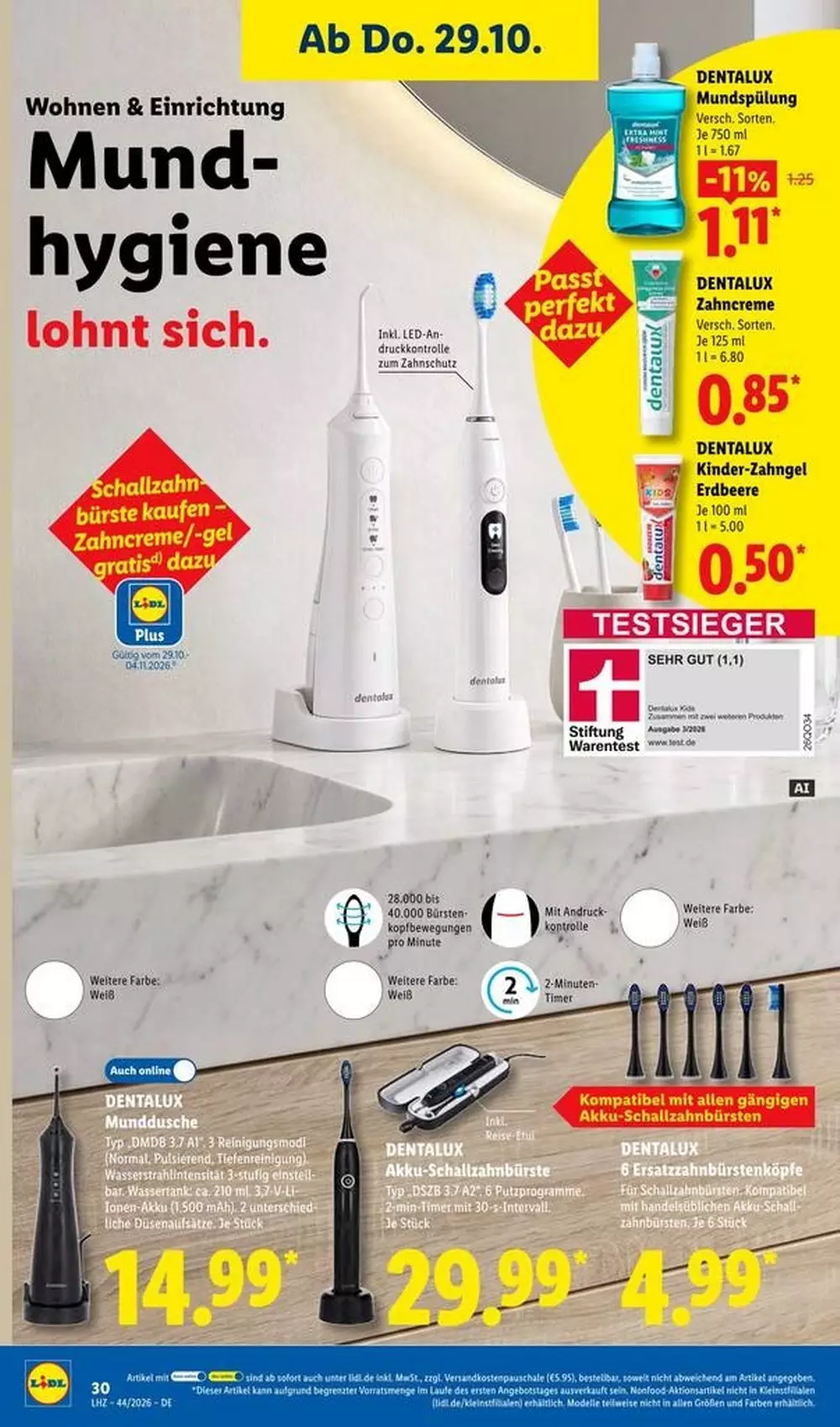 lidl prospekt oktober 26 31 52 545