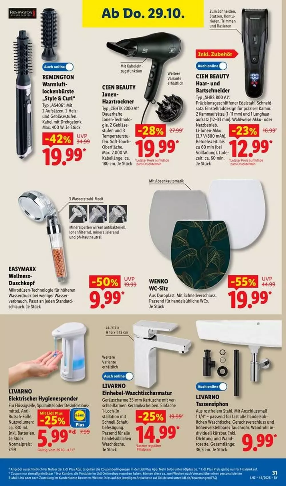lidl prospekt oktober 26 31 53 300