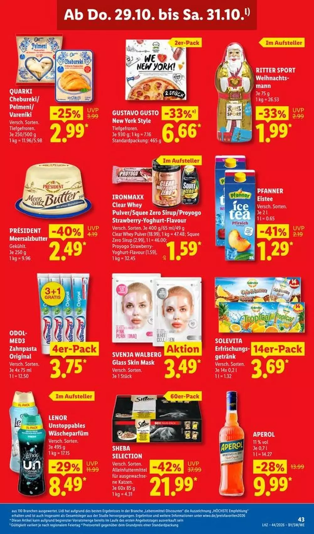 lidl prospekt oktober 26 31 65 257