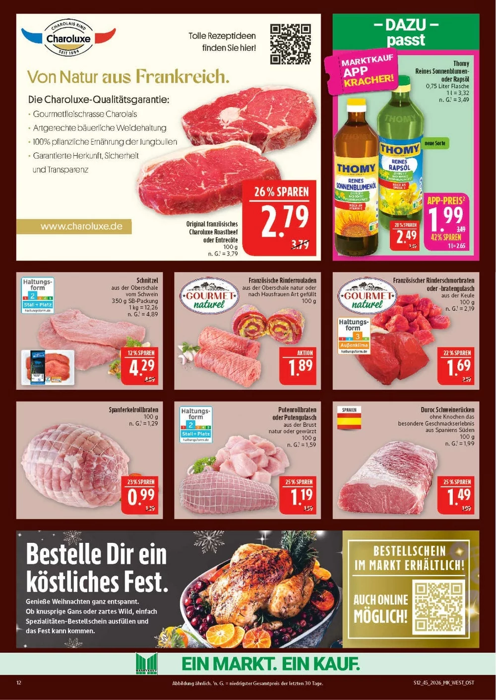 marktkrauf hof prospekt november 2 7 12