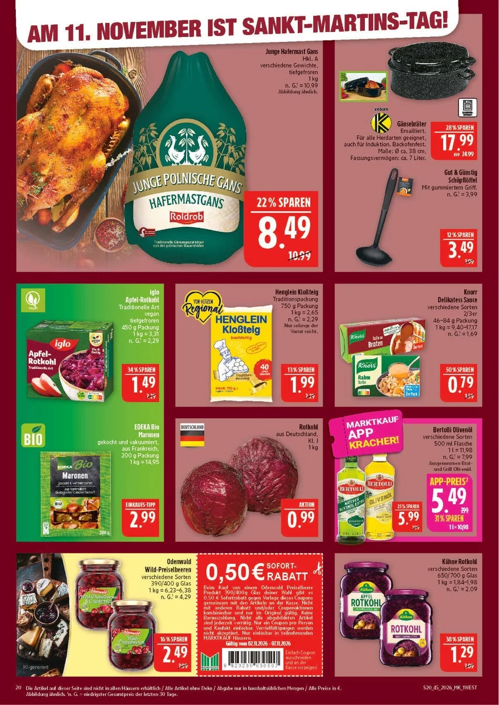 marktkrauf hof prospekt november 2 7 20