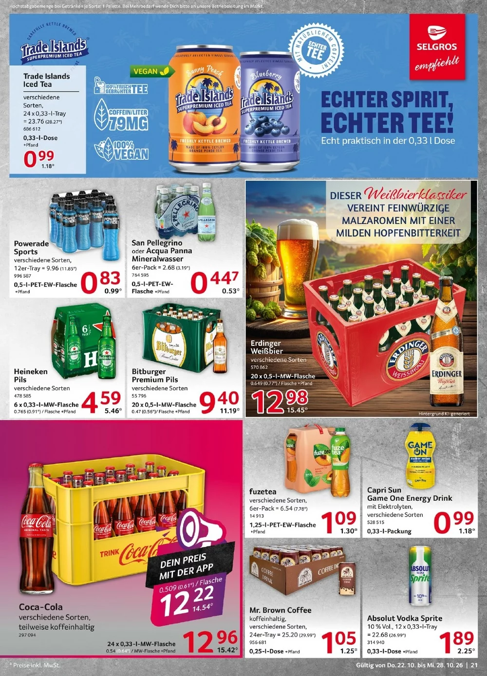 selgros prisoekt oktober 22 28 21