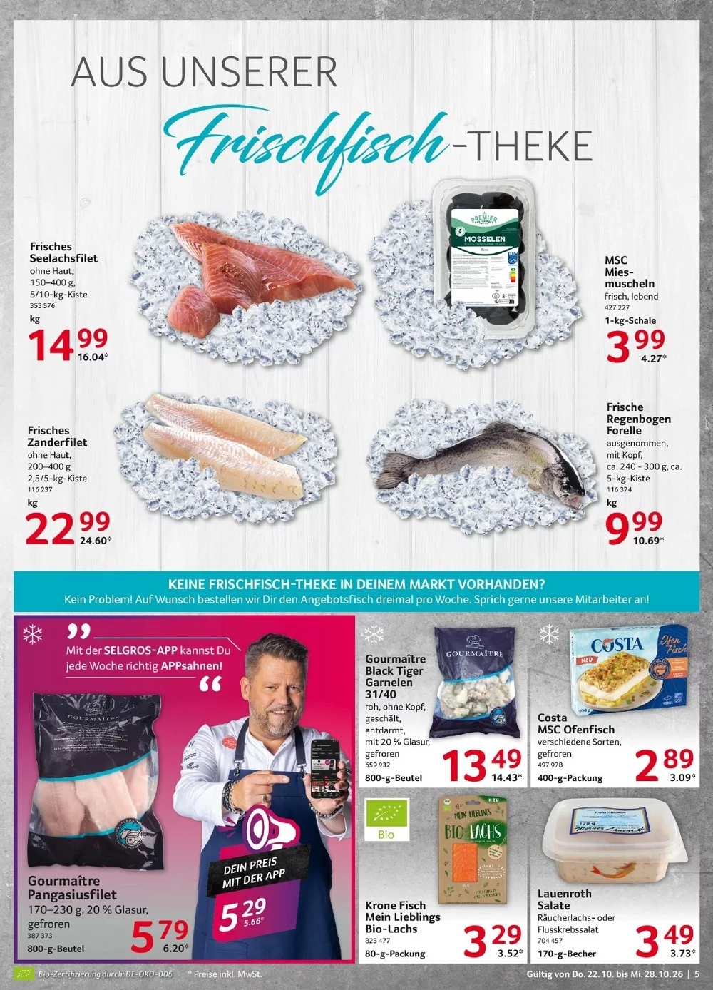 selgros prisoekt oktober 22 28 5