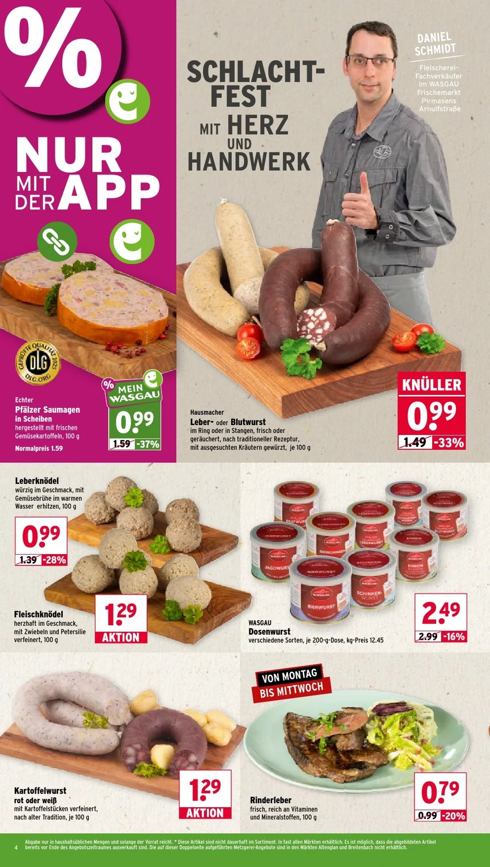 Wasgau Prospekt 26.10.2026 bis 31.10.2026 4 wasgau prospekt oktober 26 31 4